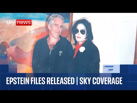 Epstein files released | Sky News coverage, reaction and analysis