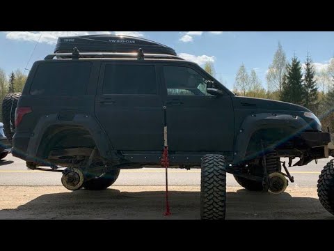 Самодельные силовые пороги на УАЗ Патриот. Наш вариант