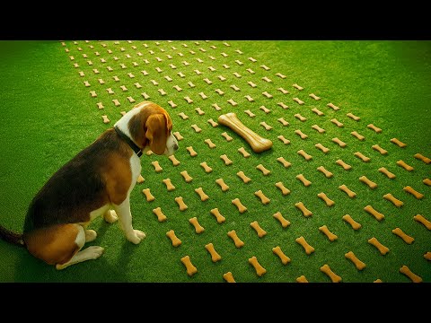 ЧТО ВЫБЕРЕТ СОБАКА, 100 МАЛЕНЬКИХ КОСТЕЙ ИЛИ 1 ОГРОМНУЮ?