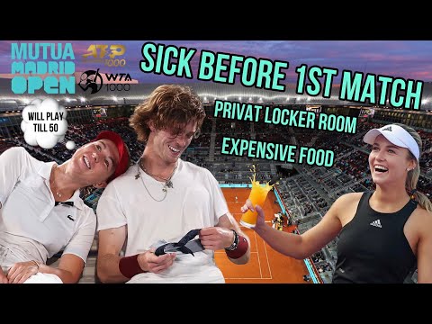 VLOG FROM MADRID MASTERS. SHY RUBLEV. PAVLYUCHENKOVA