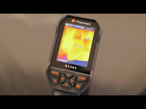 FOXWELL RT280 Thermal Imaging Camera, 320 X 240 2.8" LCD Screen Thermal Camera, TISR Resolution 240