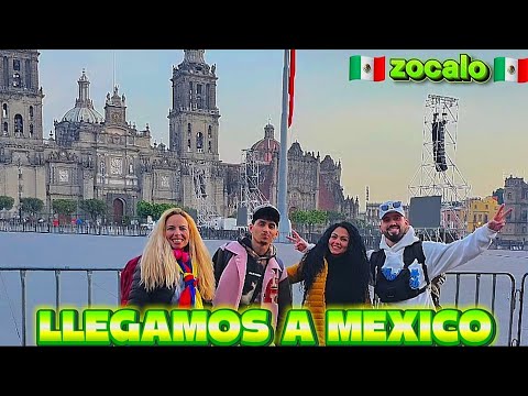 Porfin en MEXICO 🇲🇽 | Fuimos al ZOCALO y al palacio de BELLAS ARTES 😍 es INCREIBLE 💚