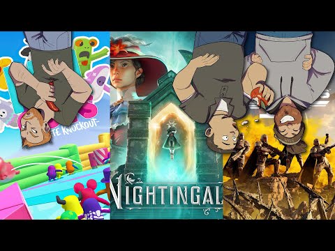 Let's Play Fall Guys & Nightingale & Helldivers 2 - FLOOP PARP!