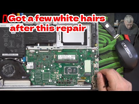 Asus Vivobook K513E tea damage - a proper hard repair, a nightmare