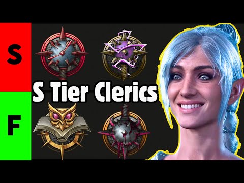 BEST CLERIC SUBCLASSES Tier List in Baldur's Gate 3