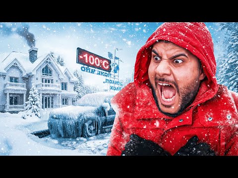 He's visiting the coldest city in the world!