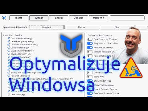 WinUtil najlepiej optymalizuje Windowsa