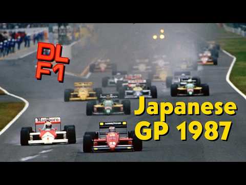 F1 Japanese GP 1987 🇯🇵 Highlights (BBC). Extended Post-race & Interviews