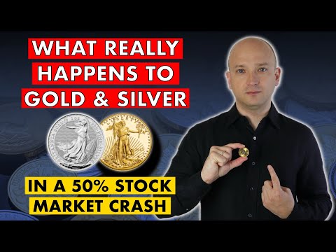 Gold & Silver In A 50% Stock Market Crash! What Really Happens?