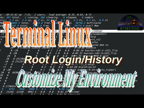Terminal Linux Root Login/History
