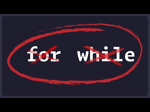 Never write another loop again (maybe)