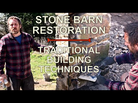 Lime Pointing Historic Stone Barn | Heritage Craft Preservation