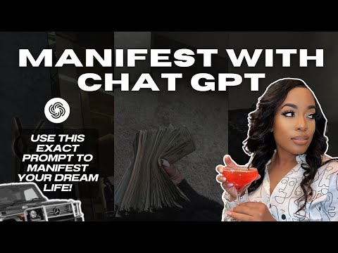 ✨EXACT Chat GPT manifestation prompt to manifest your DREAM life!