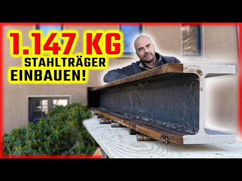 Install XXL steel beams as lintels for load-bearing walls! | Home Build Solution