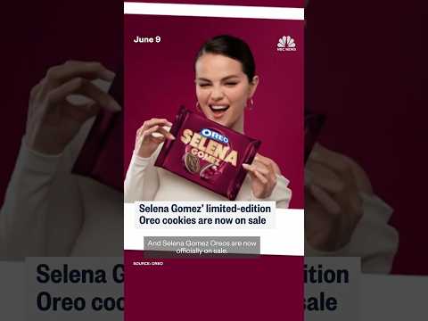 Selena Gomez limited-edition Oreo cookies are now on sale