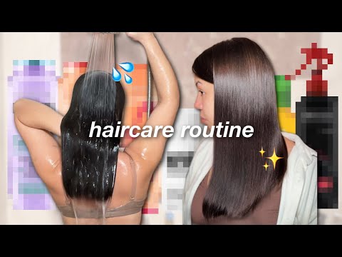 DRUGSTORE HAIR CARE ROUTINE FOR OILY SCALP & DRY ENDS