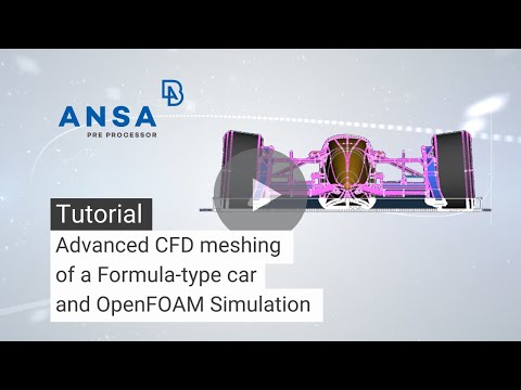 Advanced CFD meshing of a Formula-type car and OpenFOAM simulation