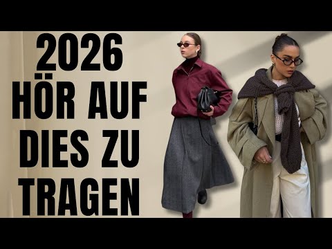 6 Winter-Trends, die du 2026 NICHT MEHR tragen solltest | Veraltet & Billig
