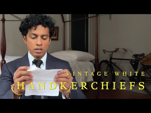 WHY I LOVE USING VINTAGE WHITE HANDKERCHIEFS - With Rajiv Surendra