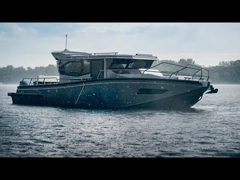 The 11-meter aluminum boat from Russia, the VICTORY A11. How much luxury and sportiness does it o...