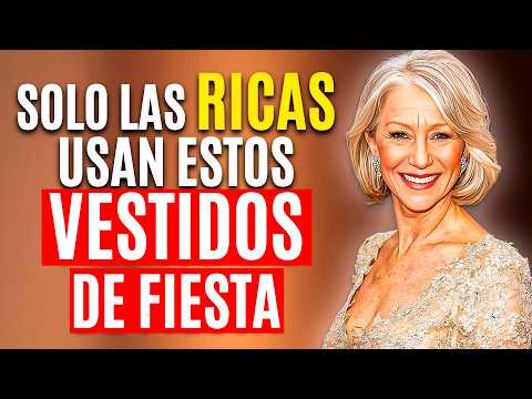 10 Vestidos de Fiesta que toda Mujer 60+ DEBERÍA tener para Verse COSTOSA al Instante
