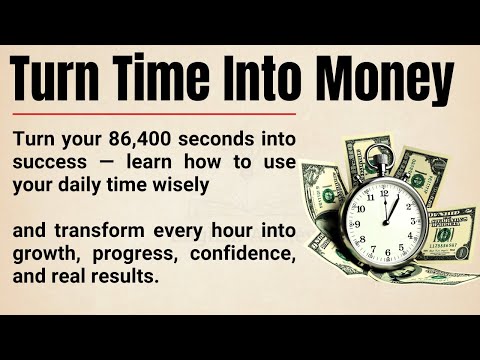 Turn Time Into Money 🔥 || The Secret Used by Successful People Every Day ✅ || Graded Reader