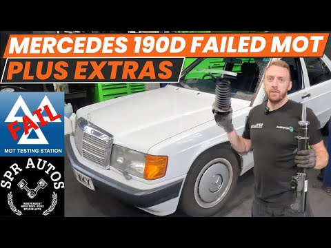 Mercedes 190 2.5D MOT Fail – Getting This Classic Back to Its Best