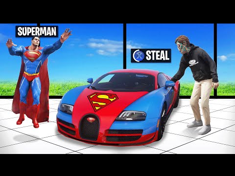 I Stole Superman's Cars in GTA!