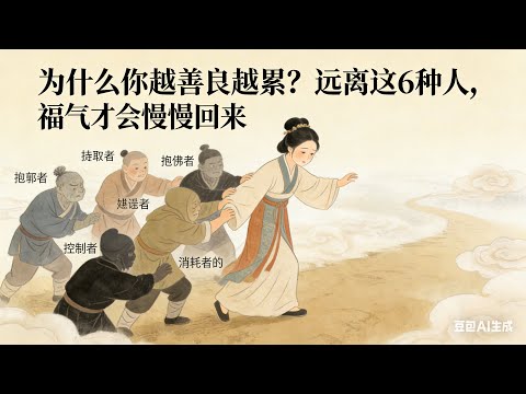 Why do you feel more tired the kinder you are? Stay away from these 6 types of people, and good f...