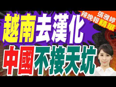 越南高鐵天坑 中國避開.沒人要碰｜越南去漢化 中國不接天坑｜栗正傑.張延廷.李永萍深度剖析【張雅婷辣晚報】精華版 @中天新聞CtiNews