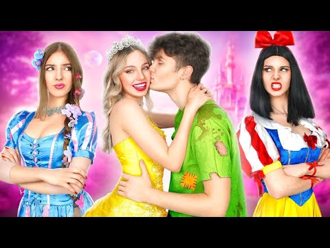 Принцесса Дисней Влюбилась В Бедного || Бездомный VS Миллионерша