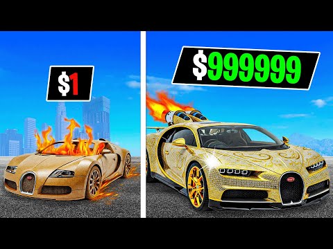 Every Time I Crash My Bugatti Gets More Expensive in GTA!