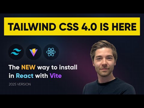 Tailwind CSS 4.0 is finally here - The NEW way to install with Vite + React (2025)
