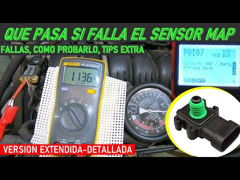 QUE PASA SI FALLA EL SENSOR MAP❓ (tipos de falla, codigos, datos etc).. version extendida