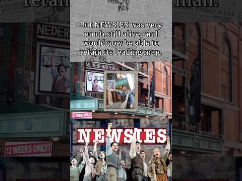 How NEWSIES Almost Lost Jeremy Jordan