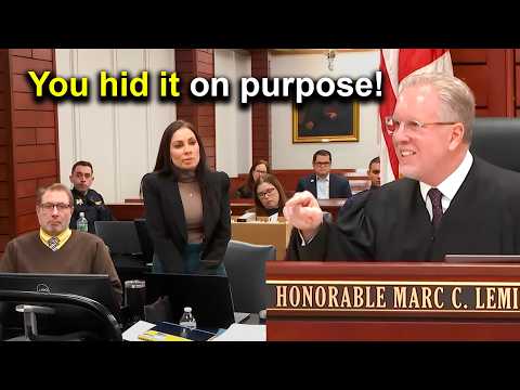 Lawyer Hides Evidence and Judge IMMEDIATELY GOES OFF