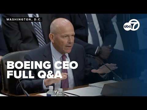 Boeing CEO: David Calhoun grilled by Congress over his company's safety culture