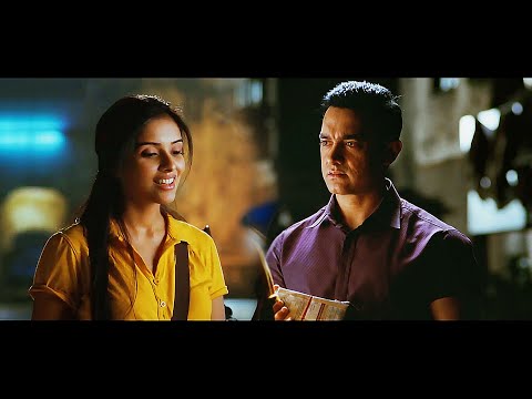 सचिन - कल्पना की आखिरी मुलाक़ात - गजनी - ज़बरदस्त बॉलीवुड सीन - Ghajini Aamir Khan, Asin