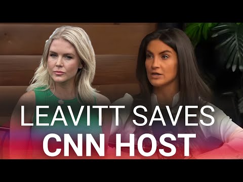 CNN's Kaitlan Collins admits Karoline Leavitt saved her in Saudi Arabia