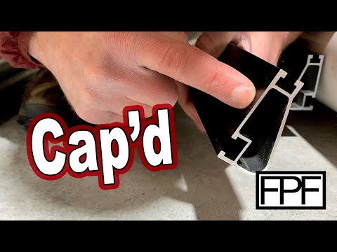 3D Printed TPU End Caps for XR100 Extruded Rail