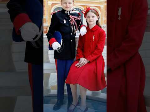 Monaco’s princely twins stole the show at National Day! ✨ #monaco #royalfamily #royalty