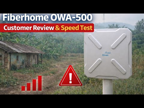Fiberhome OWA-500 Customer Review and Speed Test: Best sim router for low coverage area and village