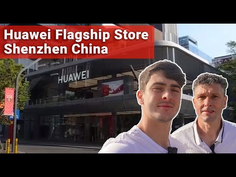 Inside Huawei Global Flagship Store - Shenzhen, China
