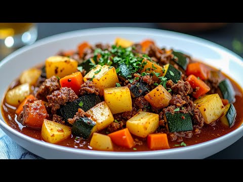 This is the most delicious minced meat with potatoes I have ever tasted!