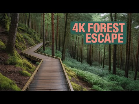 Ballinastoe Woods Walking Tour 4K | Wicklow Forest