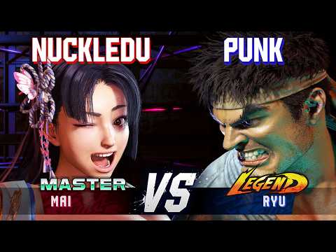 SF6 ▰ NUCKLEDU (Mai) vs PUNK (Ryu) ▰ High Level Gameplay