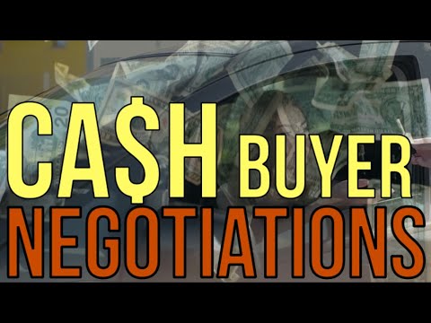 2025 CASH BUYER NEGOTIATIONS (at Car Dealerships: Role Play) The Homework Guy Kevin Hunter