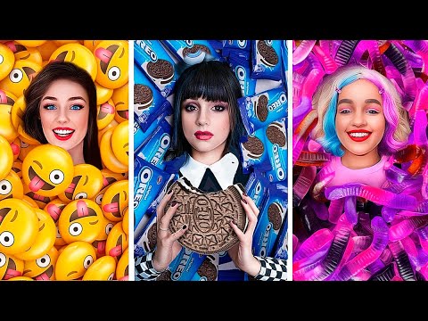 ¡Merlina Addams! Desafío extremo del escondite en cajas - ¡Parte 2!