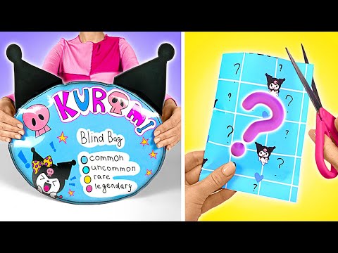 Gianormous UNBOXING! 🌟🎁 Craft & Reveal Kuromi Style Paper Blind Baggies