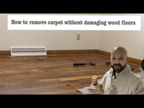 How to remove carpeting without damaging the hardwood floors underneath
